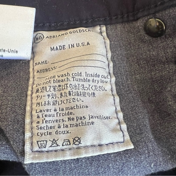 AG Womens Absolute Legging Skinny Jeans Coated Black Sz 29 Low Rise Retro 90s - Picture 11 of 12